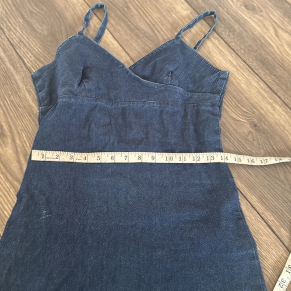 Denim Blue Spaghetti Strap Dress - Picture 4 of 7